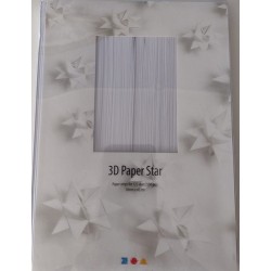 Paperisuikaleet 10 mm, valkoinen (500 kpl)